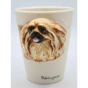 3D Pekingese Coffee Cup/Mug Hand Painted by Blue Witch Ceramics
